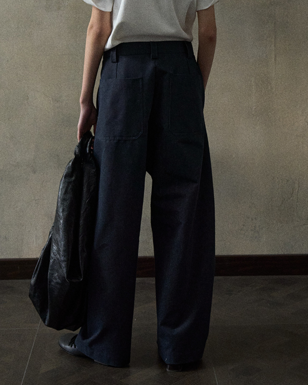 デニムカーブブレードパンツ 10346