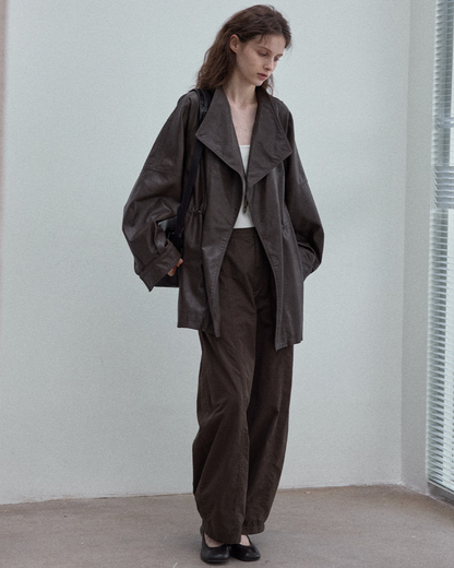 裏起毛シミターカジュアルパンツ 10179