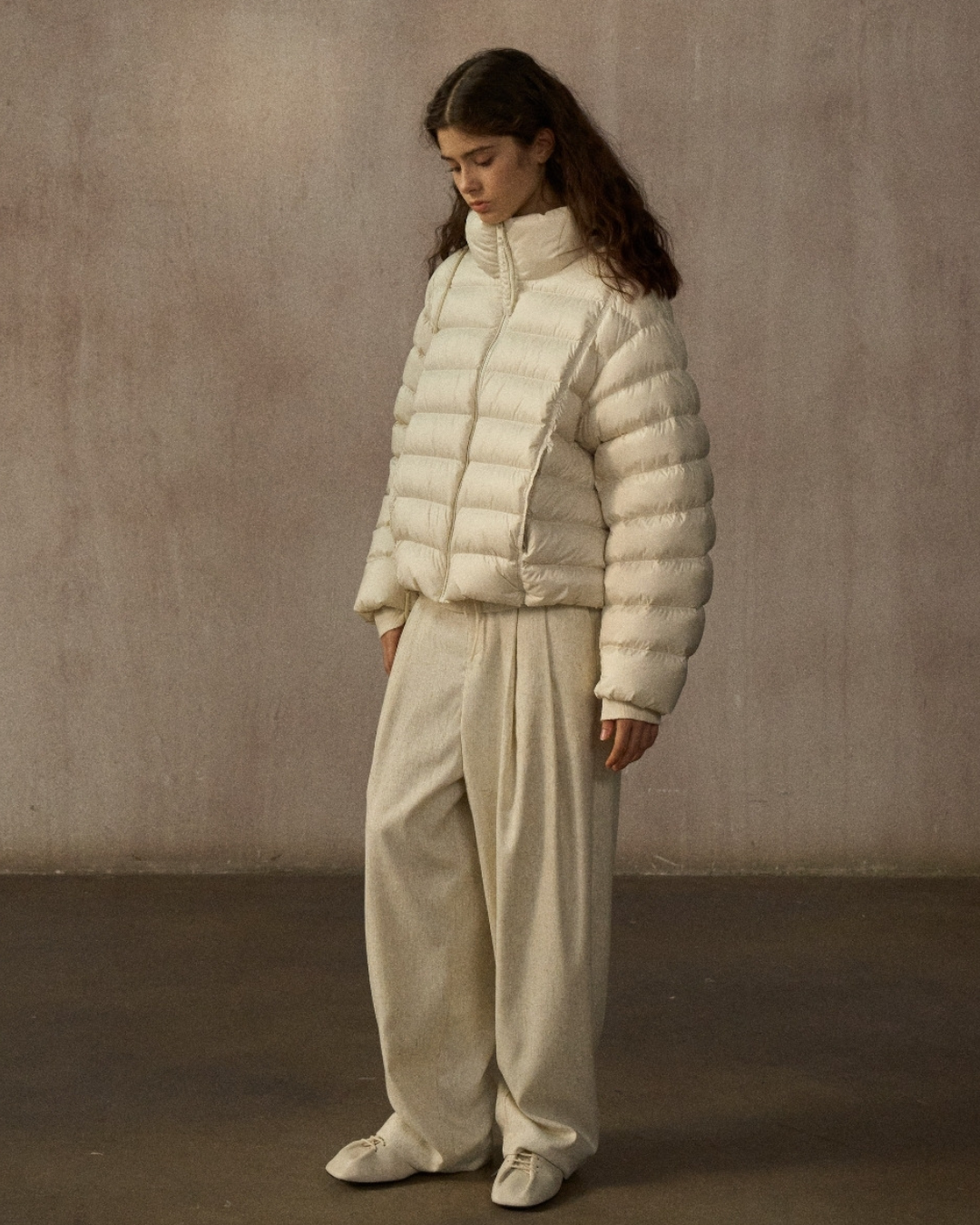 ショートキルティングダウンコート 10251