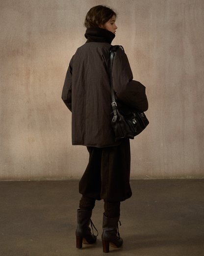 バイカラーリバーシブルダウンコート 10248