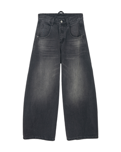 ウオッシュシミターデニムパンツ 10230