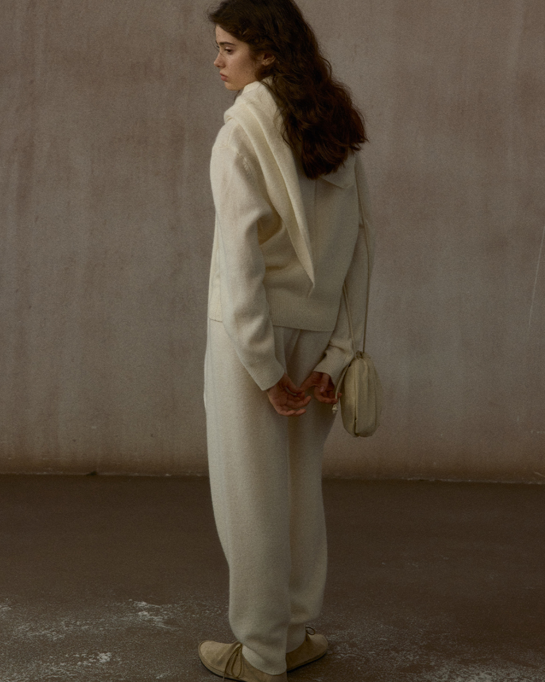 クロップドウエストゴムカジュアルパンツ 10312