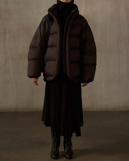 スタンドカラーミディコート 10269