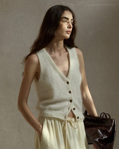 ソフトニットVネックベスト 10492