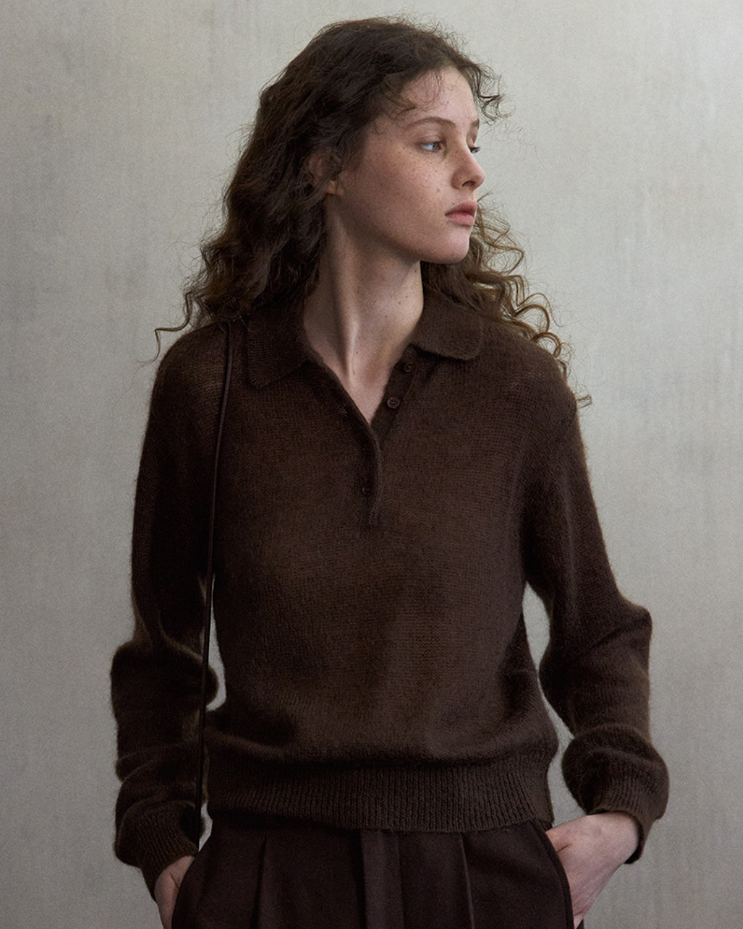 コンテンポラリーニットポロ 10500