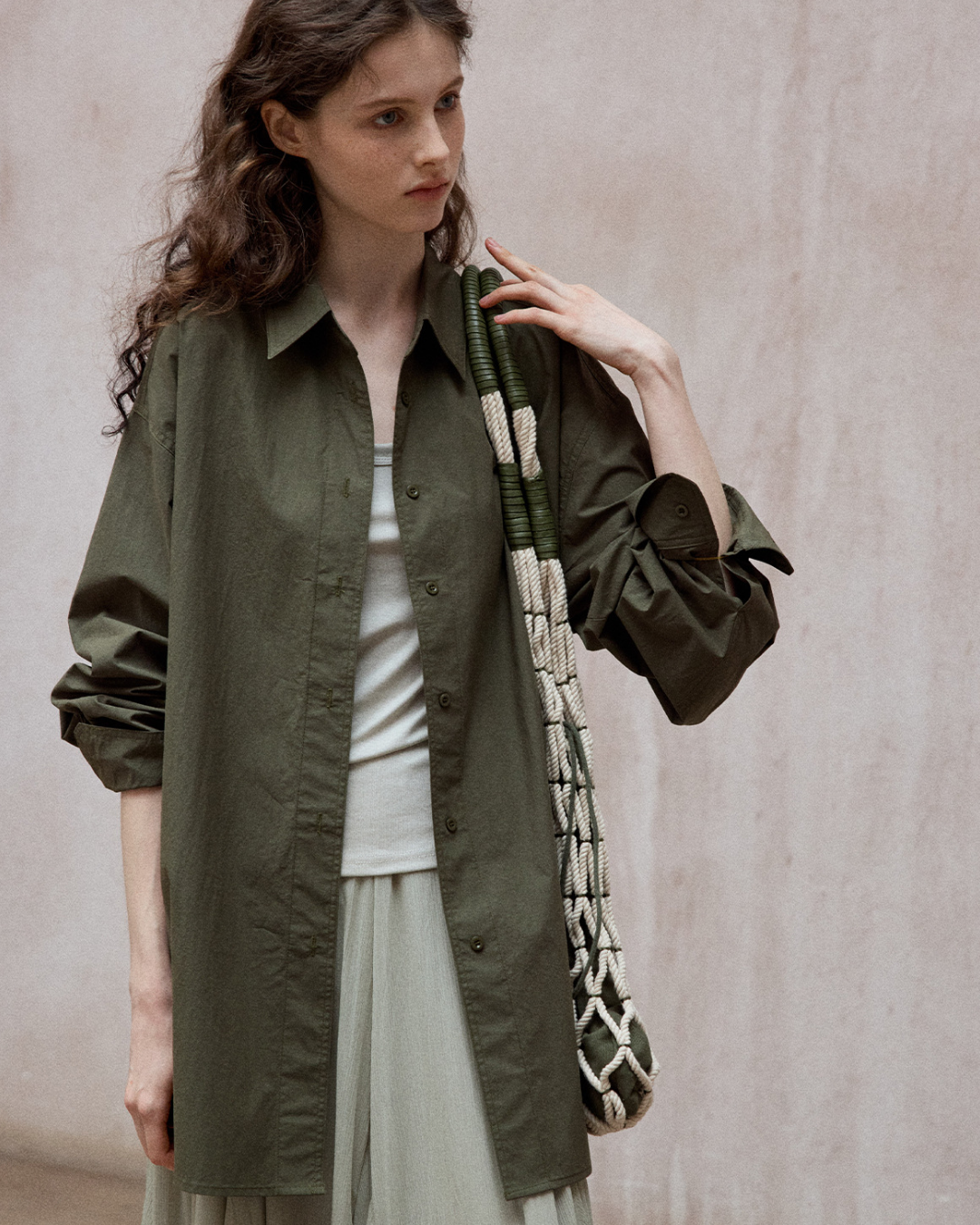 エッジカラーレスシャツ 10374