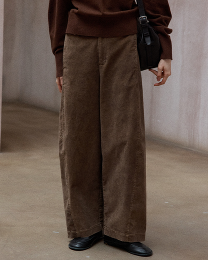 レトロウオッシュシミターカジュアルパンツ 10133