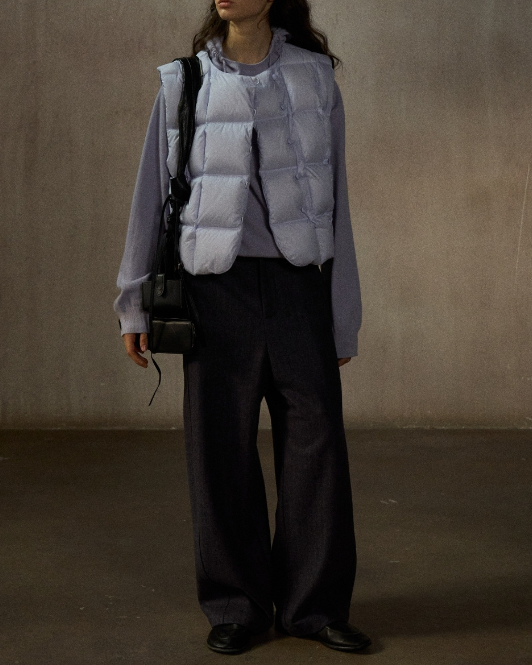 ダウンジャケットショートベスト 10239