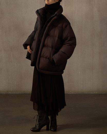 スタンドカラーミディコート 10269