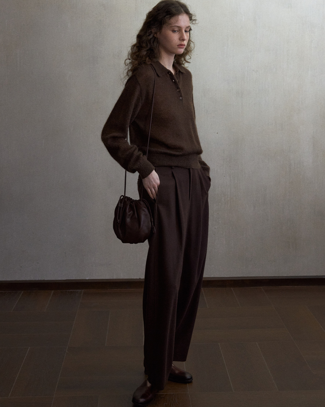 コンテンポラリーニットポロ 10500