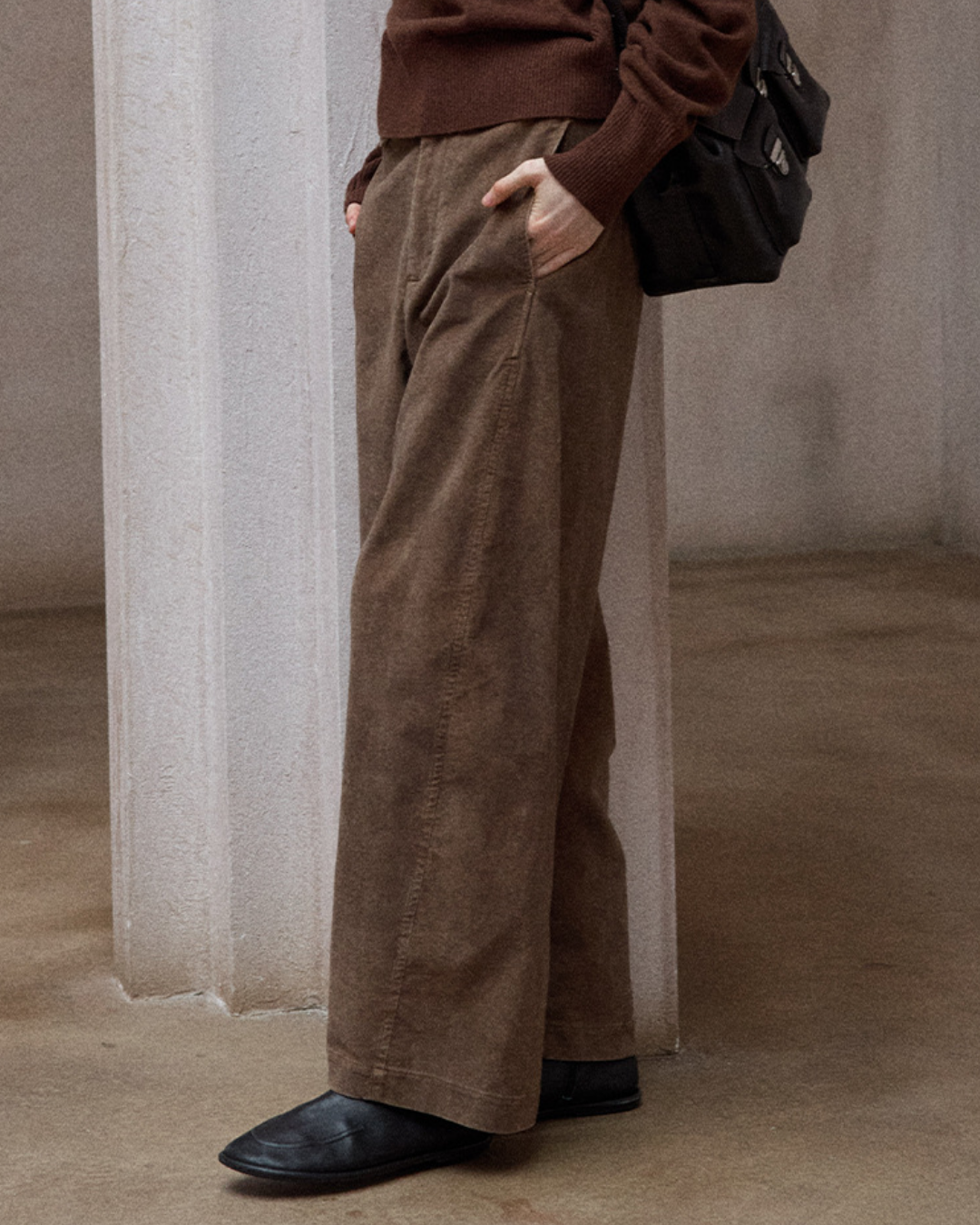 レトロウオッシュシミターカジュアルパンツ 10133