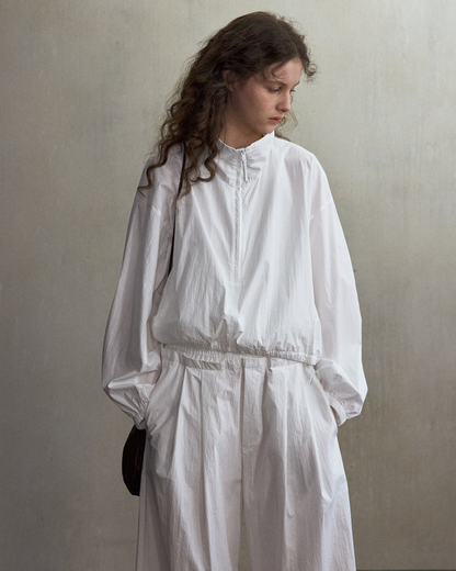 ディストーションハイネックジップアップブルゾン 10545