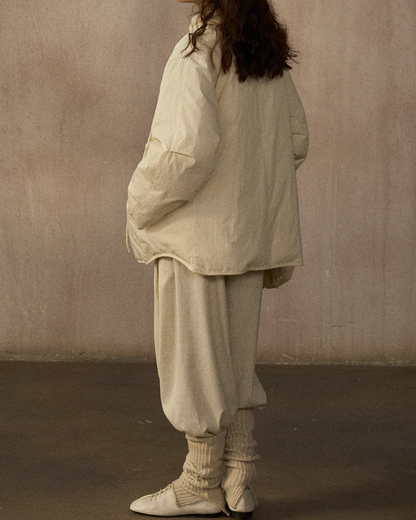 バイカラーリバーシブルダウンコート 10244