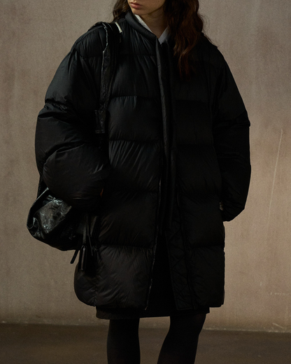 クルーネックミディストラップコート 10272