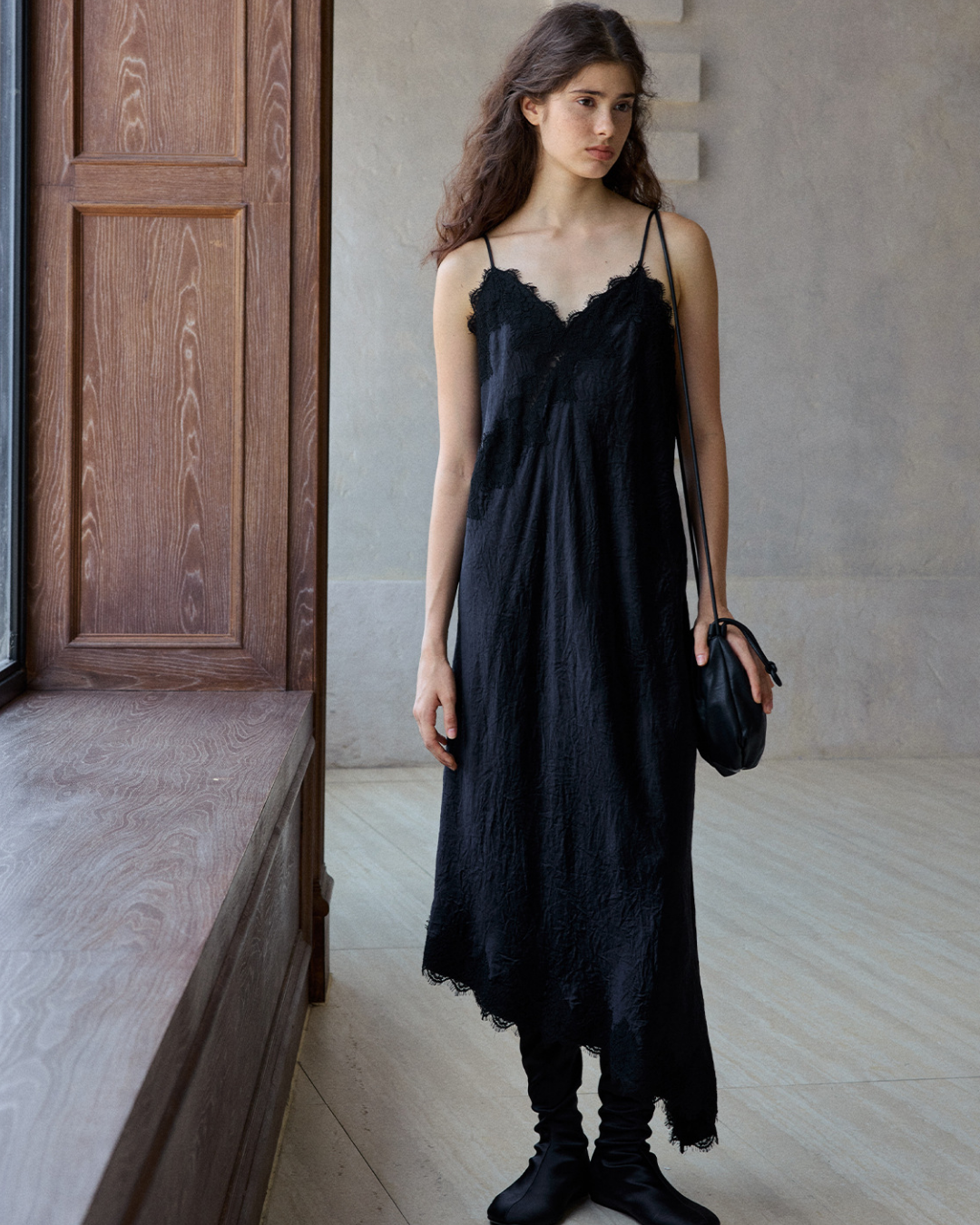 アーティレースアシメワンピース 10381