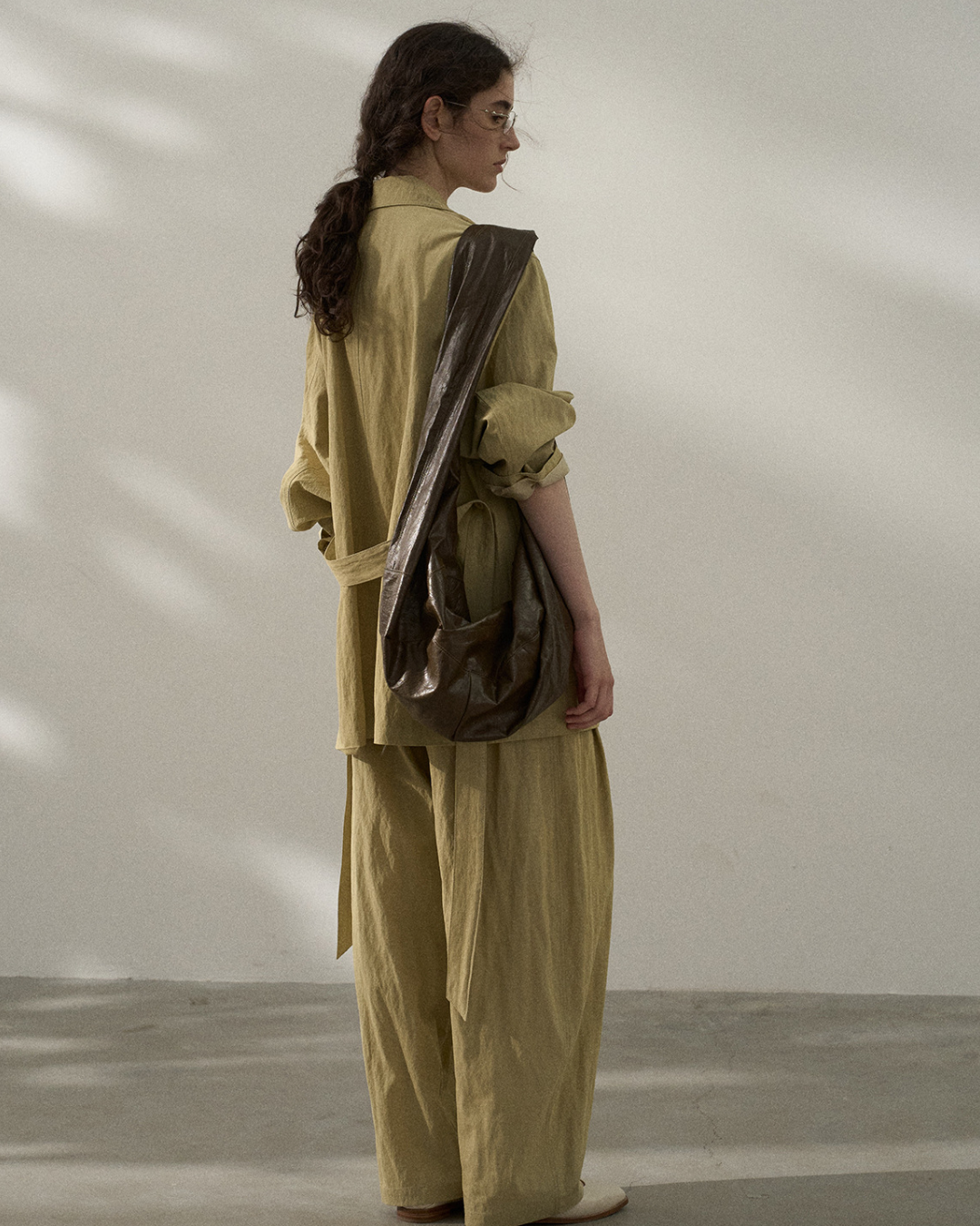 エッジラインテーラードロングジャケット 10366