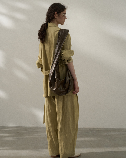 エッジラインテーラードロングジャケット 10366