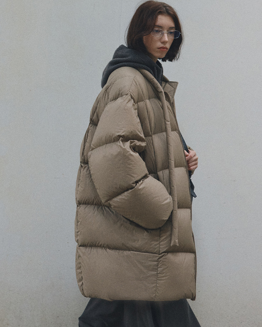 ストラップミドルジップコート 10390