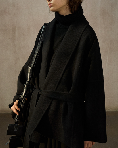 ローブスタイルストラップコート 10384