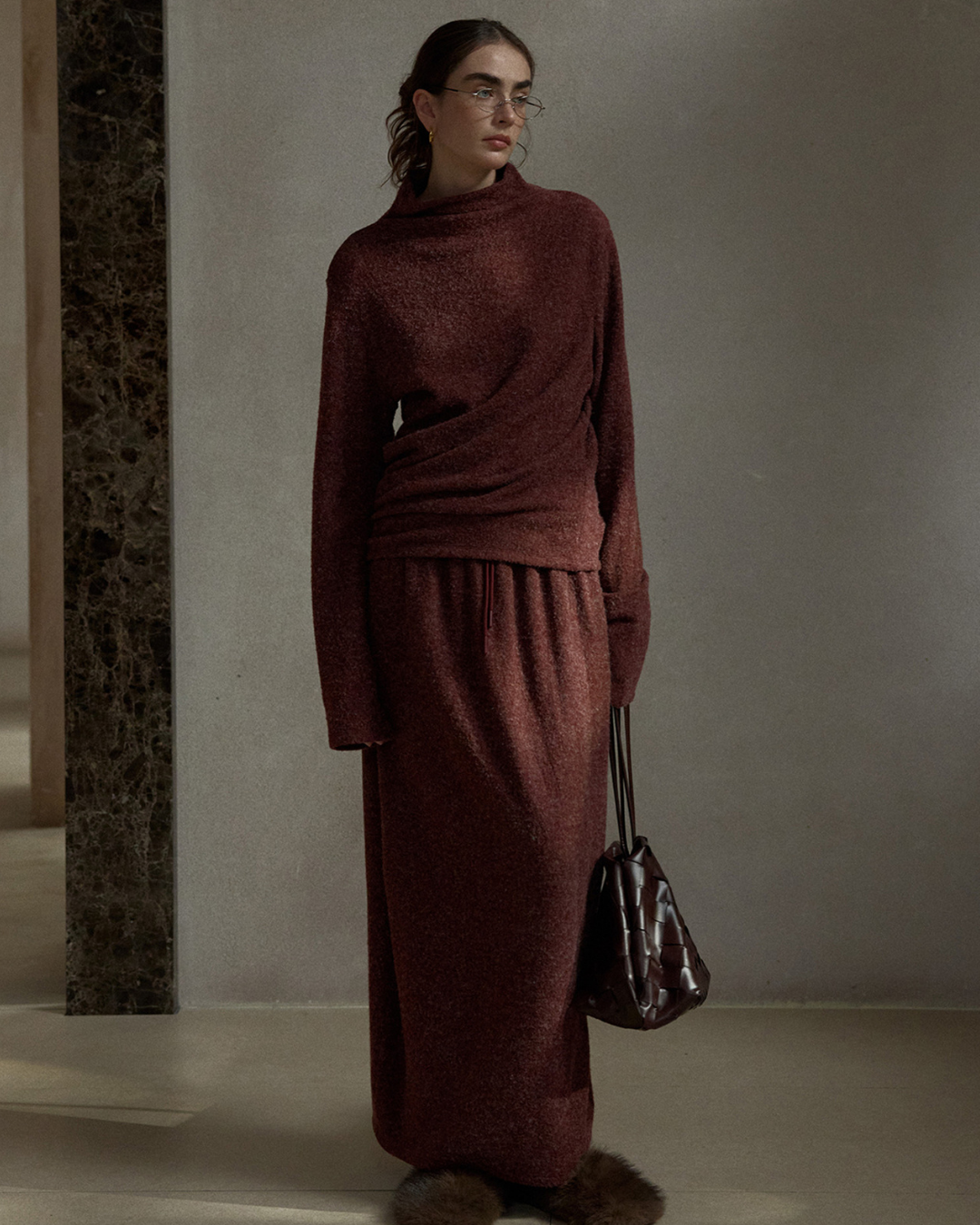 ベーシックニットハイネック 10486