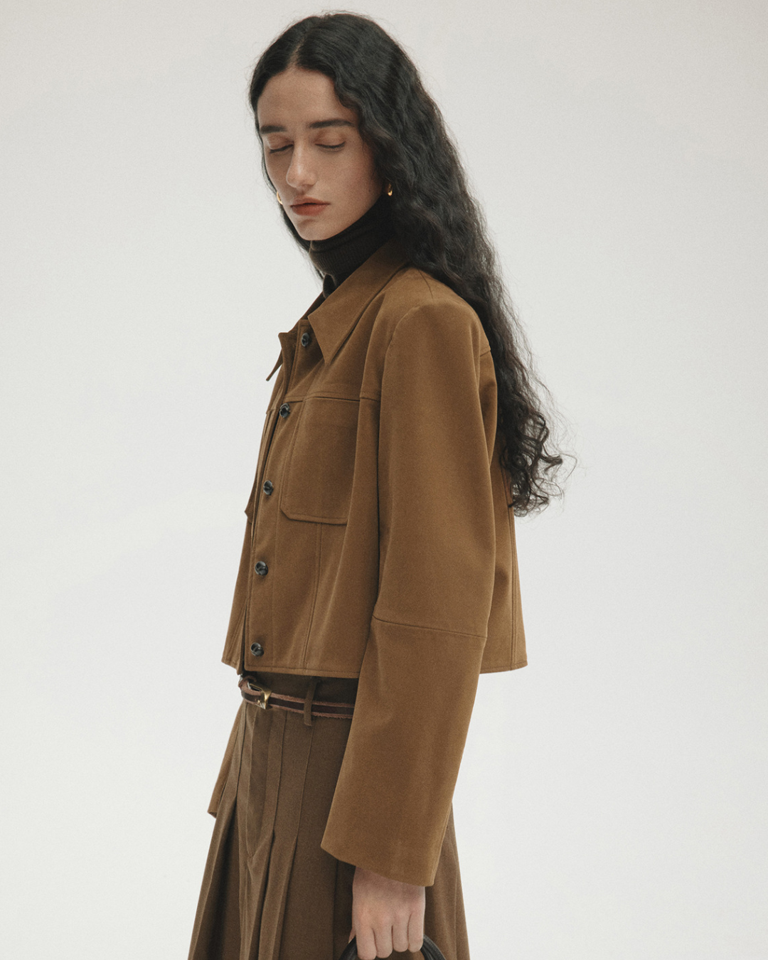 エフォートレススエードショートジャケット 10466