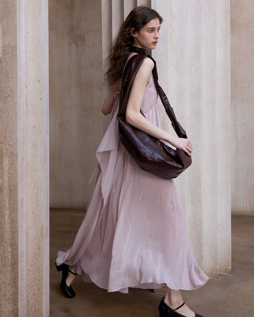 シアーレイヤードサスペンドワンピース 10518