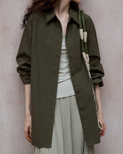 エッジカラーレスシャツ 10374