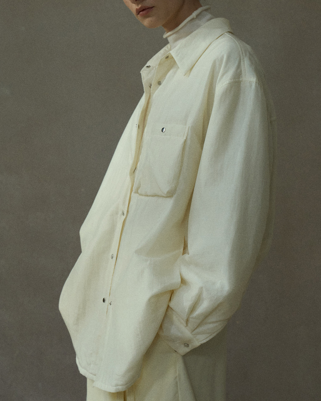 キルティングポケットオーバーシャツ 10202