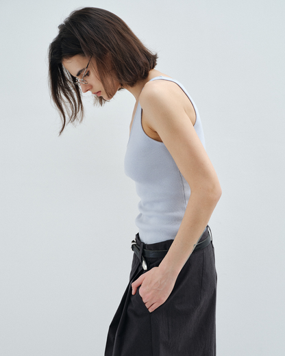 コンプレッションニットスリムフィットタンク 10596