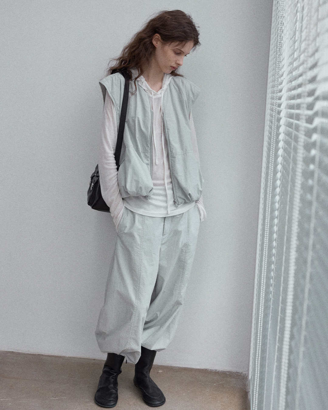 裏起毛シミターカジュアルパンツ 10179