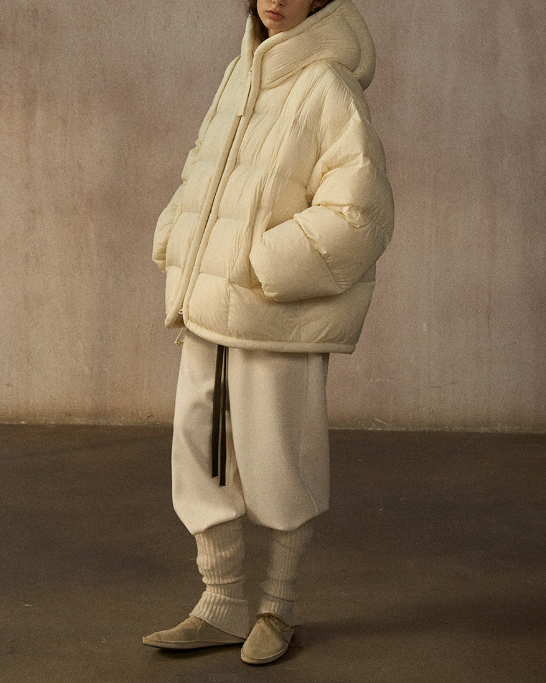 フーディーミディダウンコート 10280