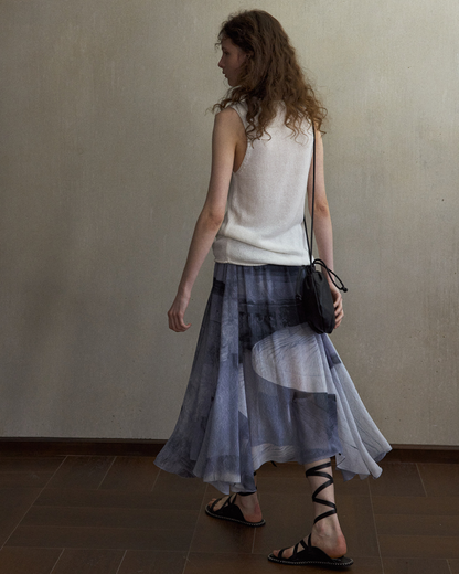 シリンダーハイネックノースリーブニット 10558