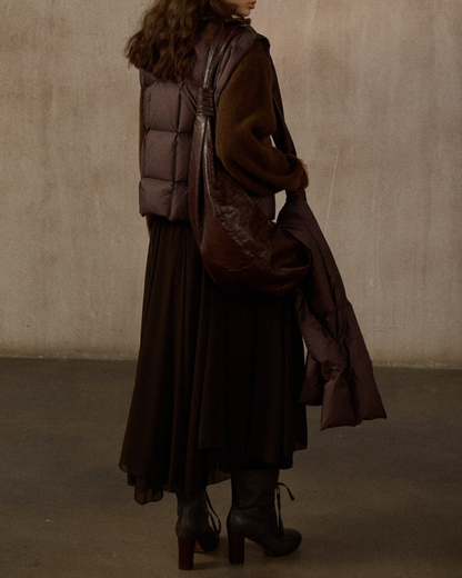 ダウンジャケットショートベスト 10239