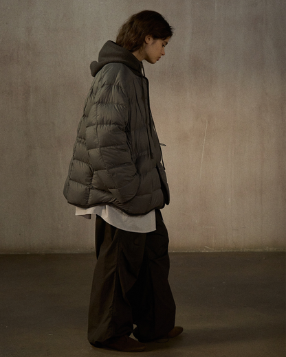 バイカラーリバーシブルダウンコート 10248