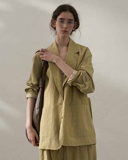 エッジラインテーラードロングジャケット 10366