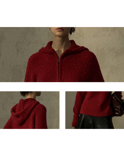 ハーフジッパーフーディープルオーバー 10278