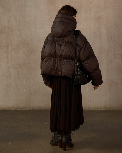 ショートフーディーダウンコート 10254