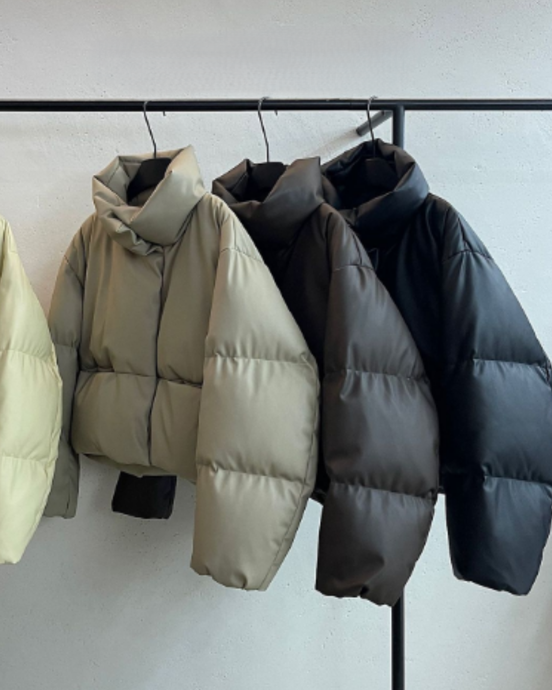 ハイネックコンパクトパファーコート 10373