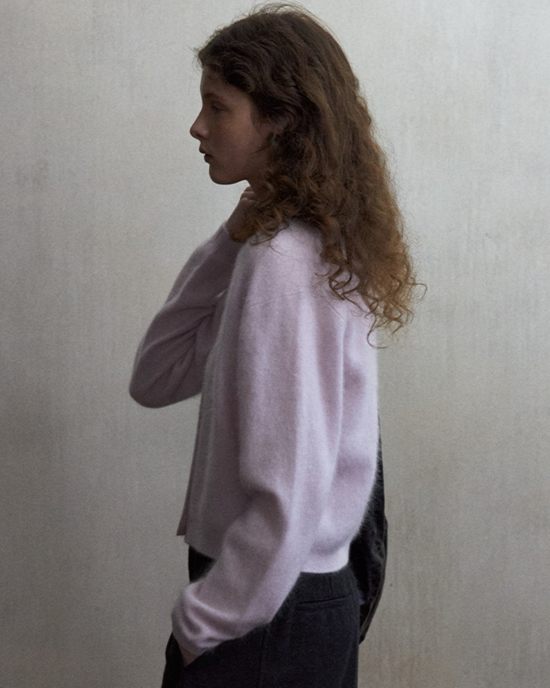 シャープショートニットカーディガン 10497