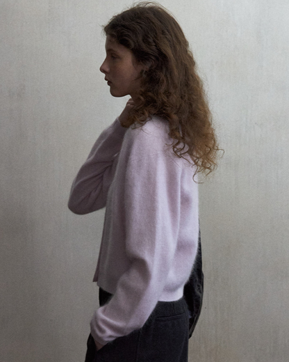 シャープショートニットカーディガン 10497