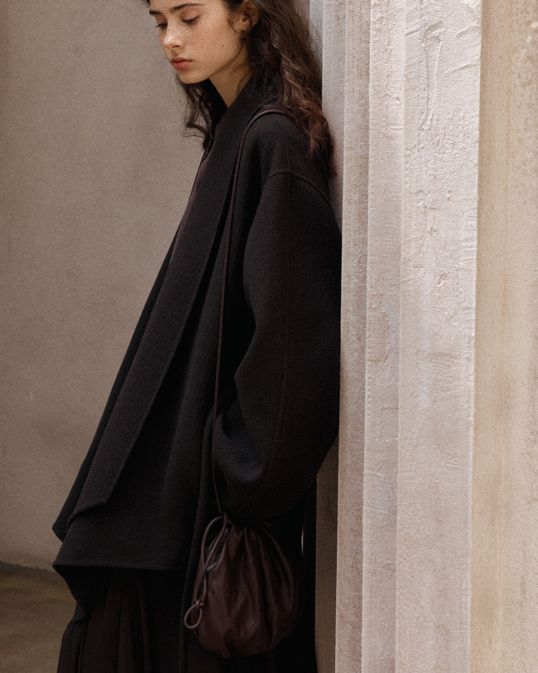 ビッグカラーデザインロングジャケット 10170