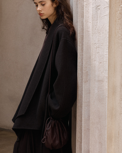 ビッグカラーデザインロングジャケット 10170