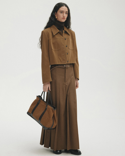 エフォートレススエードショートジャケット 10466