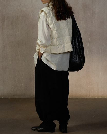 キルティングダウンジャケットベスト 10241