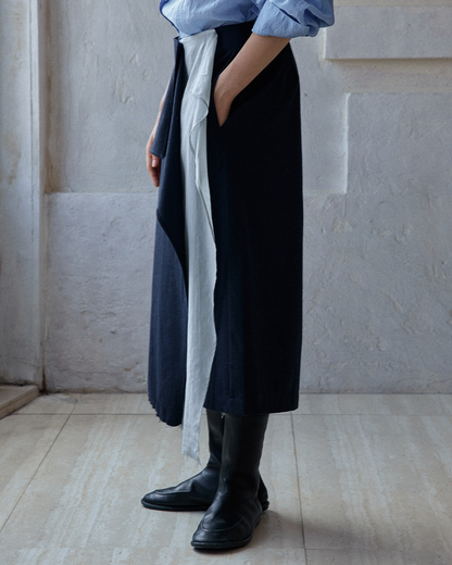 イレギュラーラップロングスカート 10185