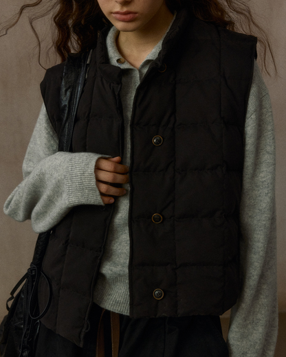 ハーフボタンリブニットミドルトーンプルオーバー 10323