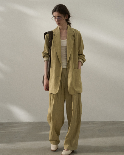 エッジラインテーラードロングジャケット 10366