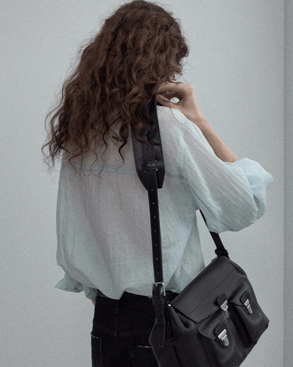 ワッシャーラインノワールシャツ 10343