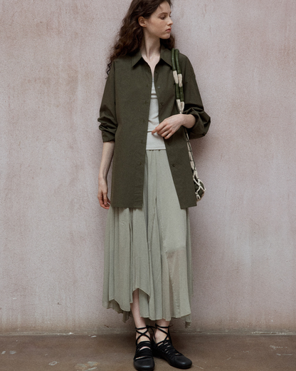 エッジカラーレスシャツ 10374