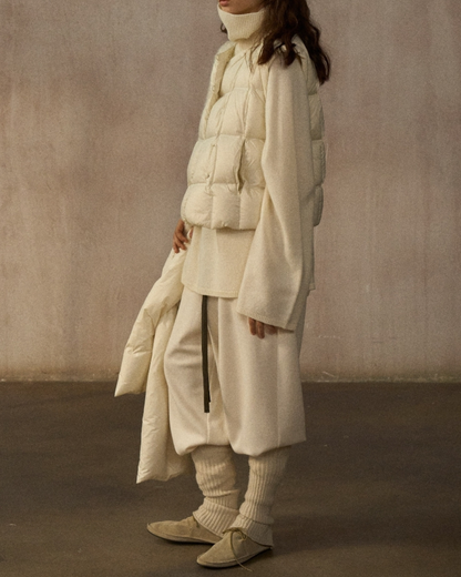 キルティングダウンショートベスト 10242